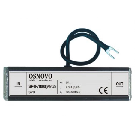 Устройство грозозащиты цепей видео OSNOVO SP-IP/100(ver2)