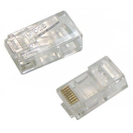 Разъем RJ-45 Hyperline PLUG-8P8C-U-C5-100 (100 шт.)