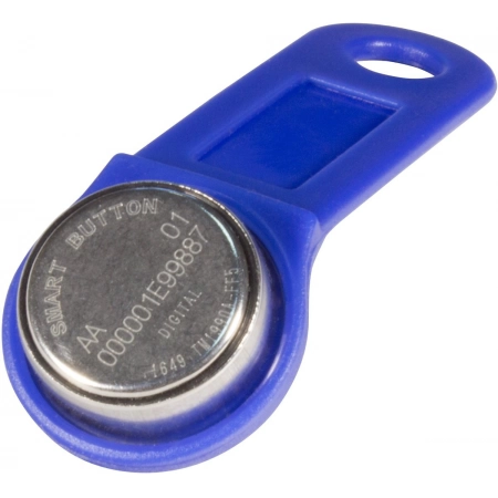 Ключ электронный Touch Memory с держателем SLINEX DS 1990А-F5 (синий)