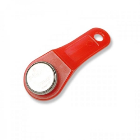 Ключ электронный Touch Memory с держателем SLINEX RW 1990 SLINEX (красный)