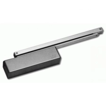 Доводчик для дверей весом до 120 кг, двухскоростной Dorma TS-92 В без скользящего канала (коричневый)