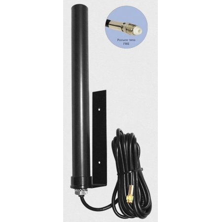 Изображение 2 (Антенна GSM на кронштейне Антей-Ко Антей 2600 FME 3м, на кронштейне, 5,5dB)