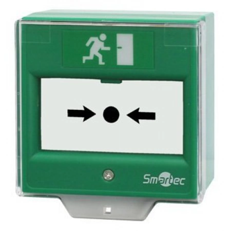 Устройство разблокировки двери со стеклянной вставкой Smartec ST-ER114D-GN