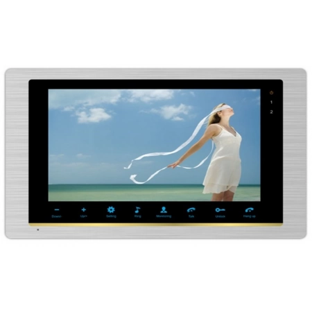 Монитор видеодомофона цветной Optimus VM-10 (серебро)