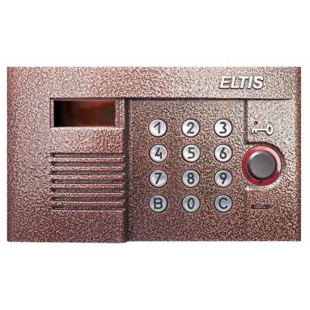 Блок вызова домофона ELTIS DP300-RD16 (медь)