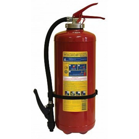 Огнетушитель порошковый с газовым баллоном высокого давления повышенной огнетушащей способности Пожтехника Центр ОП-8(б)-АВСЕ МИГ Е