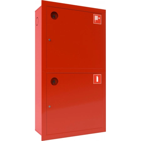 Шкаф пожарный встроенный закрытый красный ТОИР-М Ш-ПК-О-003ВЗК (ПК-320ВЗК)