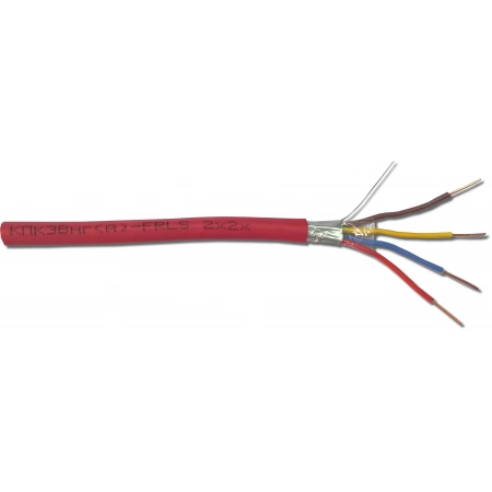 Кабель для систем ОПС и СОУЭ огнестойкий, с низким дымо и газовыделением СПКБ-Техно КПКЭВнг(А)-FRLS 2х2х2,5