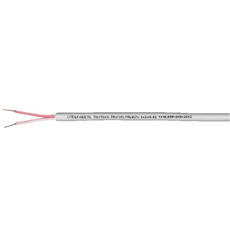 Кабель для систем ОПС и СОУЭ огнестойкий, не поддерживающий горения Спецкабель Лоутокс 30нг(А)-FRLSLTx 3х2х0,52