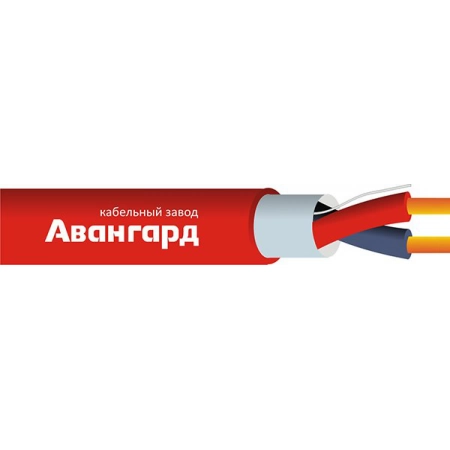 Кабель экранированный для систем пожарной и охранной сигнализации с пониженным дымо и газовыделением Авангард КПСВЭВнг(А)-LS 1х2х1,0 (Авангард)