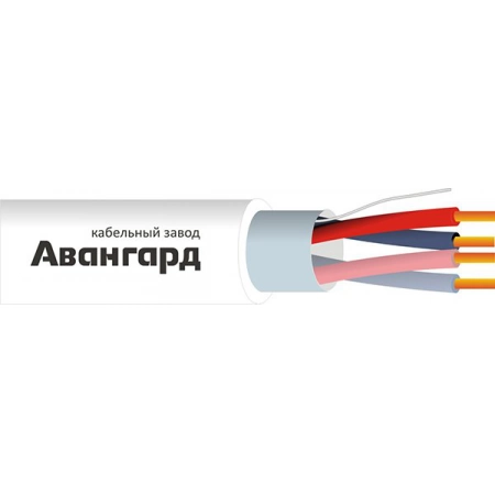 Кабель экранированный для систем пожарной и охранной сигнализации с пониженным дымо и газовыделением низкотоксичный Авангард КПСВЭВнг(А)-LSLTx 2х2х1,5 (Авангард)