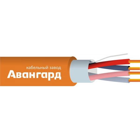 Кабель для систем ОПС и СОУЭ огнестойкий, не поддерживающий горения, экранированный Авангард КПСЭнг(А)-FRHF 2х2х1,0 (Авангард)