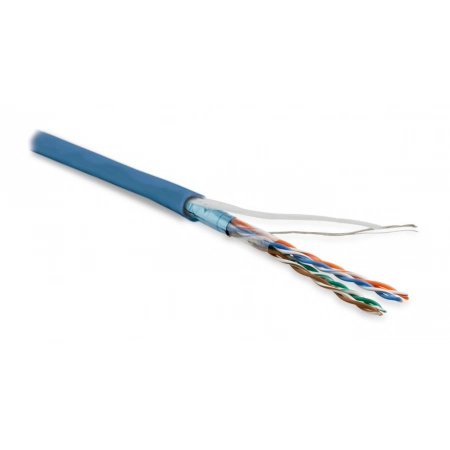 Кабель витая пара, экранированная Hyperline FUTP4-C5E-P26-IN-LSZH-BL-100