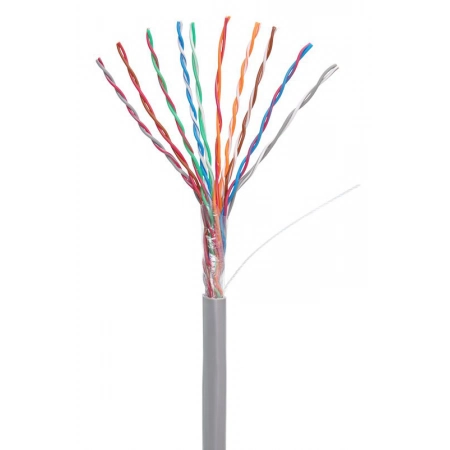 Кабель «витая пара» (LAN) для структурированных систем связи NETLAN U/UTP 10pair, Cat5, In, PVC (EC-UU010-5-PVC-GY-3)
