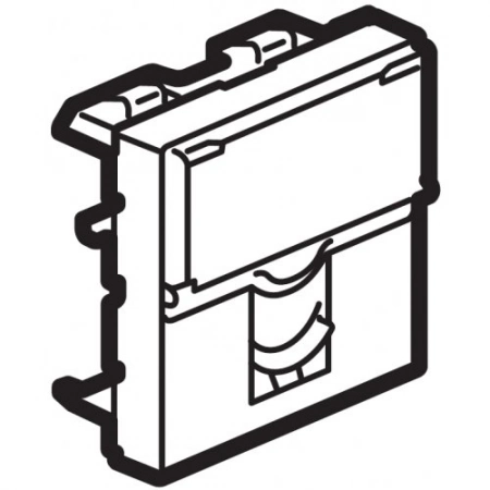 Розетка Mosaic RJ11 2 модуля (Famille 0512) Legrand LegranD 078731