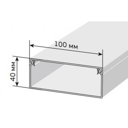 Короб IEK Короб 100х40 ЭЛЕКОР (CKK10-100-040-1-K01)