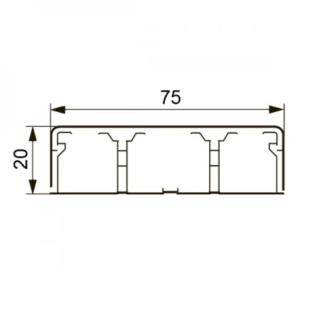 Короб Legrand Короб DLPlus 75х20 (030033)