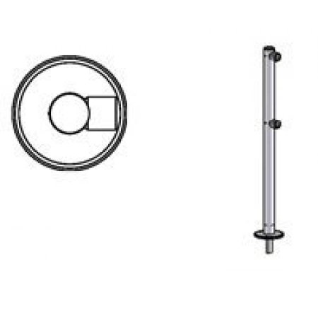 Стойка ограждения съемная OXGARD Praktika Стойка односторонняя съемная