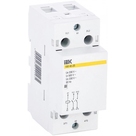 Контактор модульный IEK Контактор модульный КМ40-20 AC (MKK10-40-20)