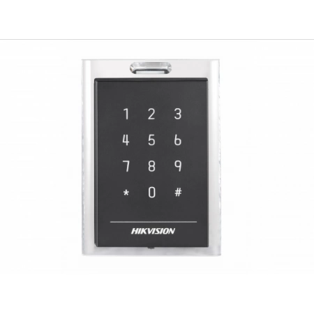 Считыватель карт Mifare с сенсорной клавиатурой Hikvision DS-K1101MK
