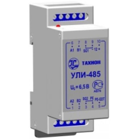 Удлинитель (повторитель) линий интерфейса RS-485. Тахион УЛИ-485