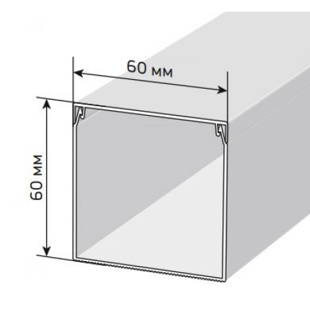 Короб IEK Короб 60х60 ЭЛЕКОР (CKK10-060-060-1-K01)