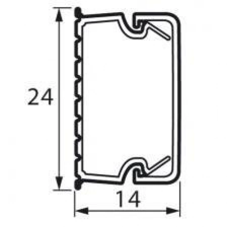 Короб Legrand Мини-канал 24x14 мм METRA (638193)