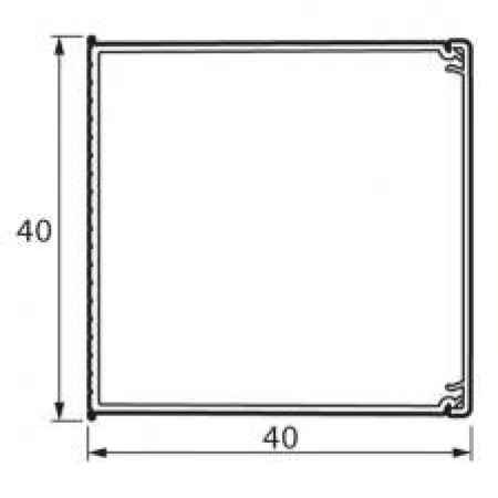 Короб Legrand Мини-канал 40x40 мм METRA (638196)