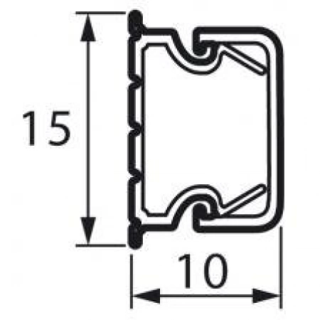 Короб Legrand Мини-канал 15x10 мм METRA (638190)