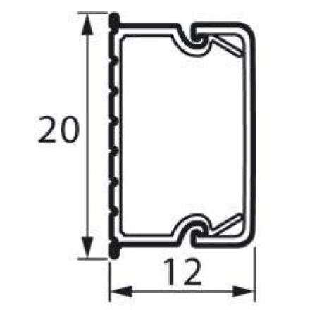 Короб Legrand Мини-канал 20x12 мм METRA (638192)