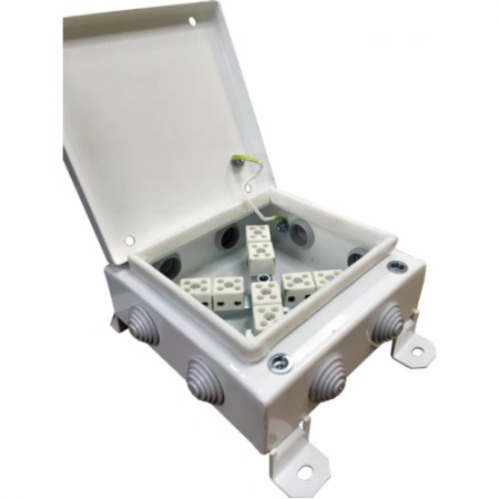 Коробка монтажная огнестойкая Гефест КМ-О (16к*10,0)-IP54-1224, 12 вводов