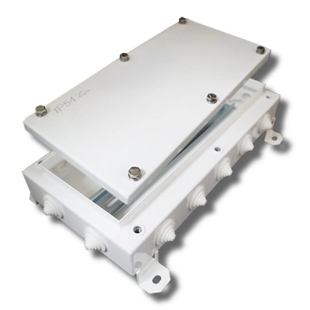 Коробка монтажная огнестойкая Гефест КМ-О (28к*10,0)-IP54-1530, 14 вводов