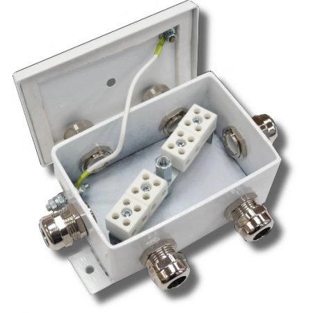 Коробка монтажная огнестойкая Гефест КМ-О (8к*6,0)-IP66-d шесть вводов