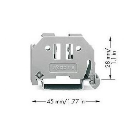 Безвинтовой стопор WAGO WAGO 249-116 безвинтовой стопор