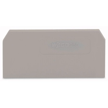 Торцевая и промежуточная пластина WAGO WAGO 280-308 торцевая и промежуточная пластина, серая