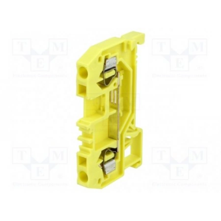Клемма проводная проходная на DIN-рейку WAGO WAGO 280-672 клемма 3-проводная проходная, желтая