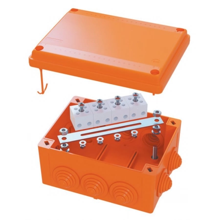 Коробка ответвительная огнестойкая из термопласта ДКС Коробка FS 150х110х70 5P (FSB20516)
