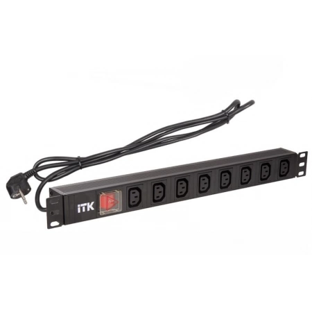 Блок розеток 19” со шнуром ITK PH12-8C131