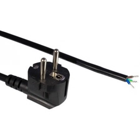 Кабель с вилкой Hyperline PWC-SHM-OE-1.8-BK