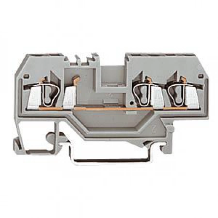 Клемма проходная на DIN рейку WAGO WAGO 280-681 клемма 3-х проводная