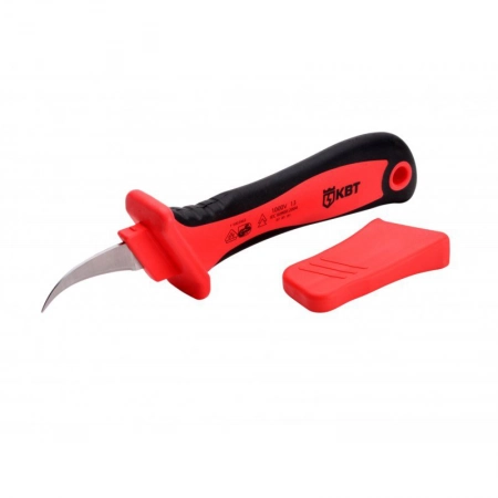 Нож электрика монтерский диэлектрический КВТ НМИ-03