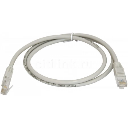 Патч-корд UTP Hyperline PC-LPM-UTP-RJ45-RJ45-C5e-0.3M-LSZH-GY