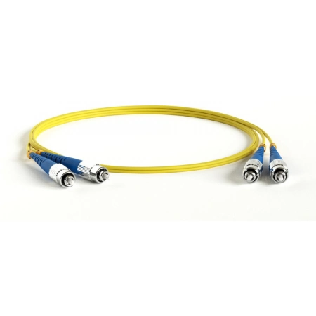 Патч-корд волоконно-оптический FC-FC Hyperline FC-D2-9-FC/UR-FC/UR-H-2M-LSZH-YL