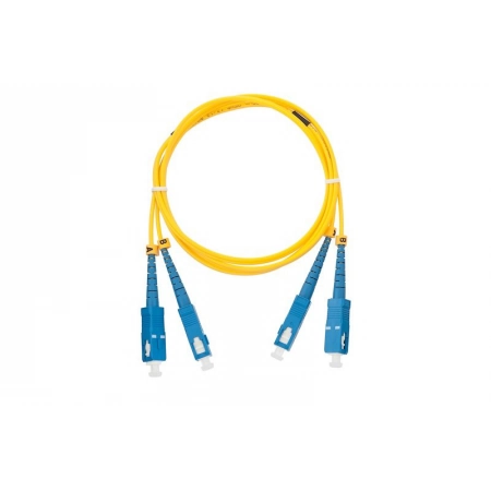 Патч-корд оптический одномодовый NIKOMAX NMF-PC2S2C2-SCU-SCU-001