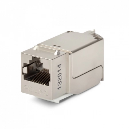 Вставка Keystone Jack Hyperline KJNE-8P8C-C5e-90-SH-F-WH