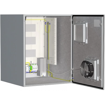 Шкаф монтажный с обогревом и вентиляцией Тахион ТШ-9В