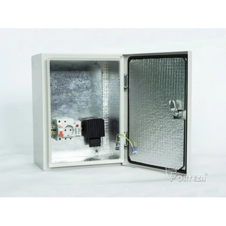 Шкаф с обогревателем и терморегулятором Охранная Техника ТШУ-400.2.Н