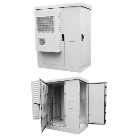 Шкаф всепогодный напольный укомплектованный ЦМО ШТВ-2-18.10.6-К3А3-ТК