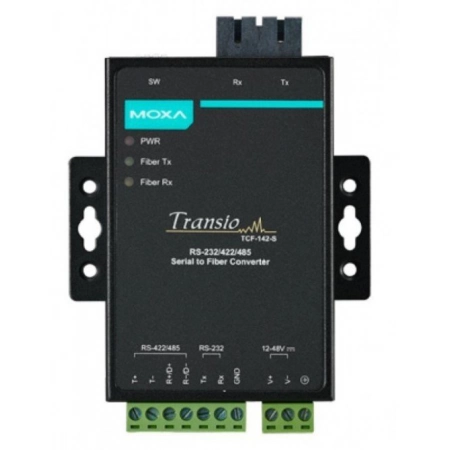 Преобразователь RS-232/422/485 в многомодовое оптоволокно MOXA TCF-142-M-SC-T