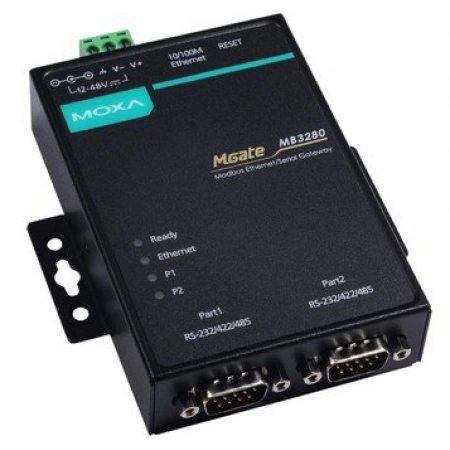 2-портовый преобразователь интерфейсов MOXA MGate MB3280